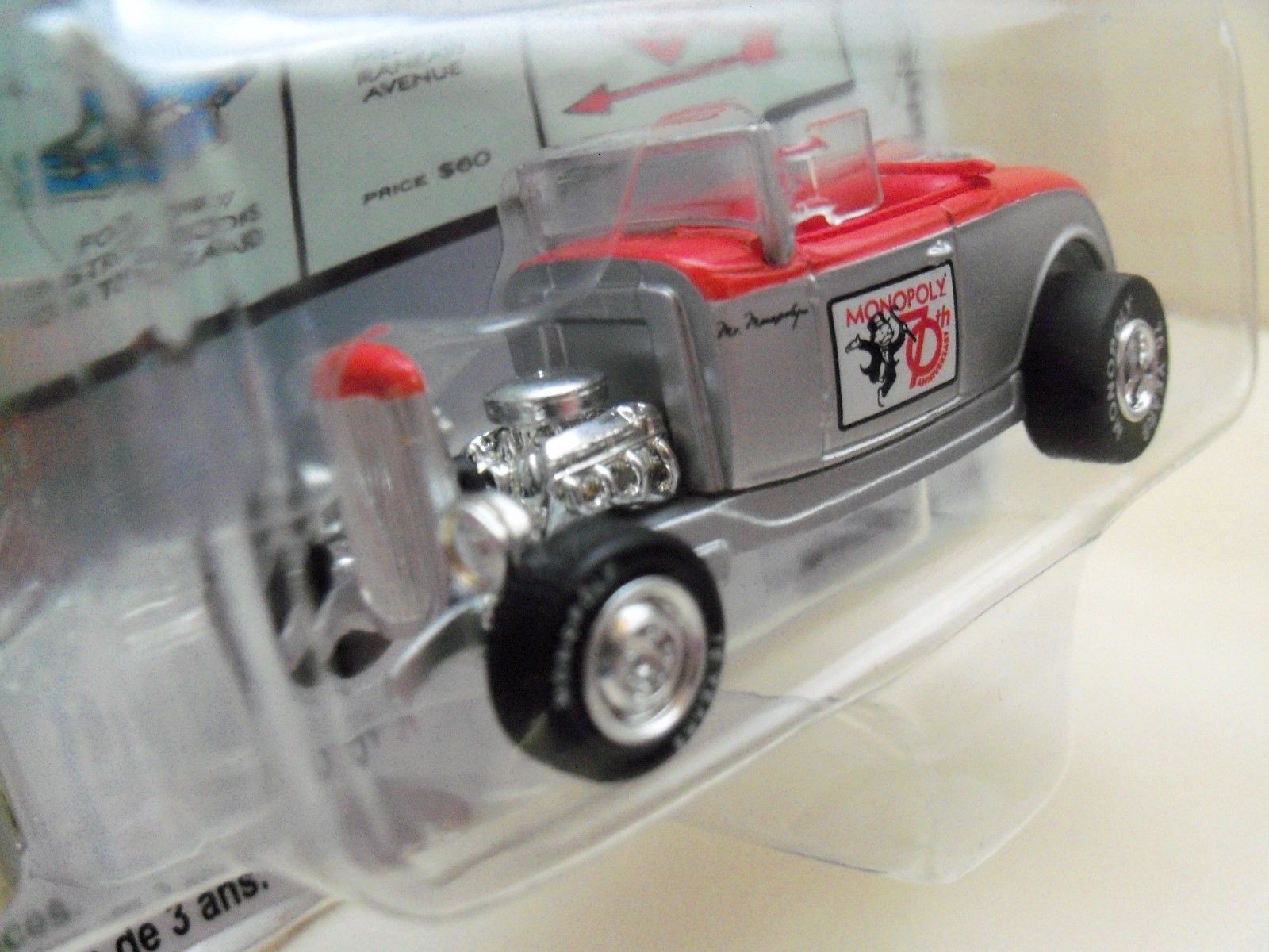 JOHNNY LIGHTNING 1932 FORD ROADSTER MONOPOLY 70TH ANNIVERSARY