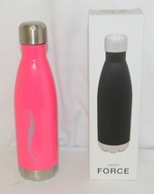 H2GO Force 91536 Neon Pink 17 Ounce Stainless Steel Bottle Hot Cold image 1