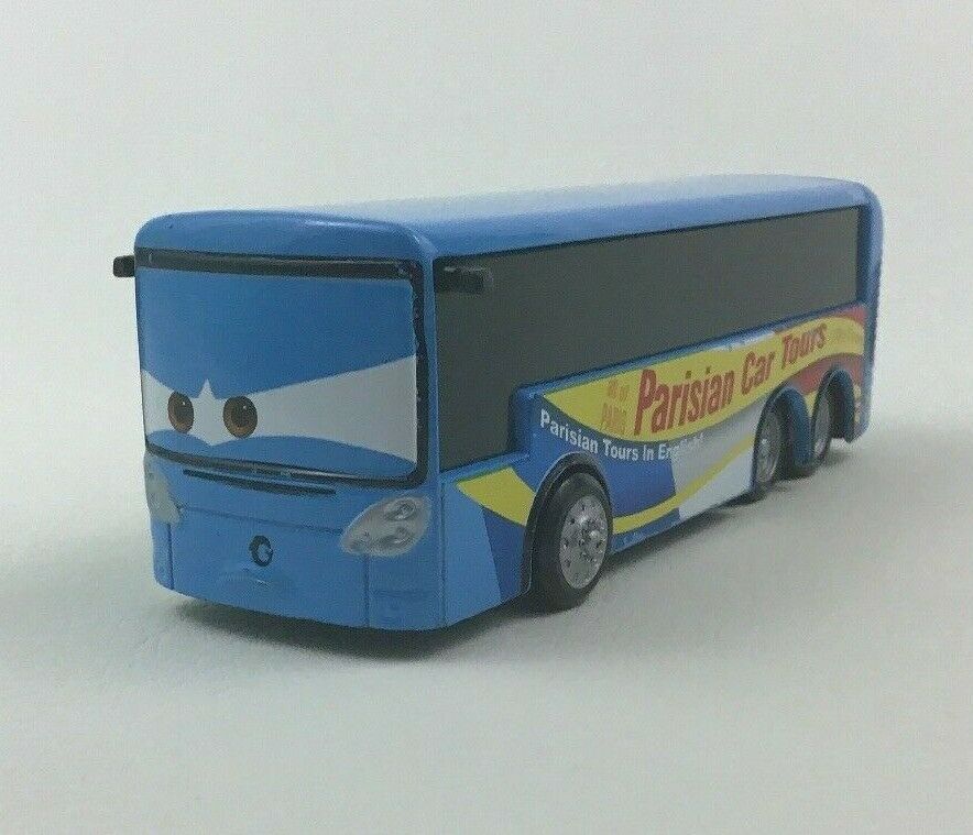 Cars 2 Emmanuel Parisian Car Tours Bus Toy Die Cast 5