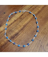 Lapis Lazuli 6mm Round Gemstone Bead Princess Necklace - $19.95