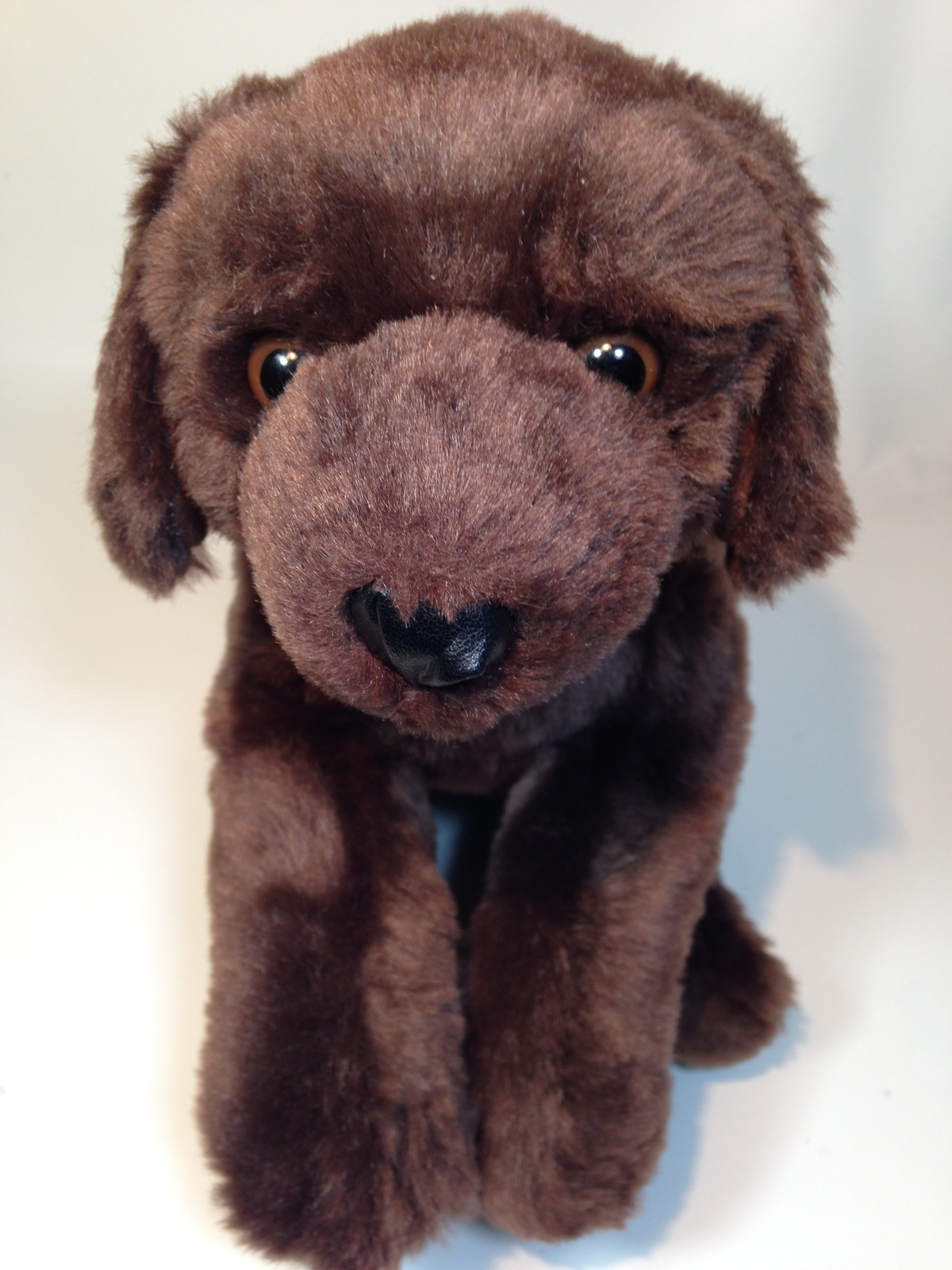 chocolate labrador plush toy