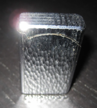 Vintage GRANT SILVER Tone Art Deco Gas Butane Torch Lighter - $14.99