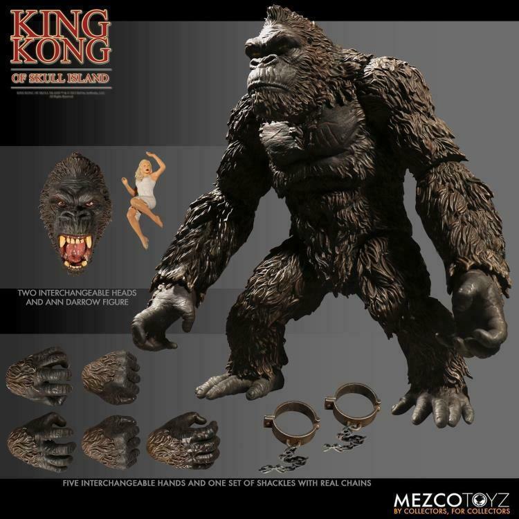 MEZCO Toyz King Kong of Skull Island KING KONG 7 Inch 2018 Action Figure
