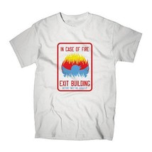 Alstyle In Case Of Fire Tweet Tee T-Shirt Size L New With Tags - $6.39