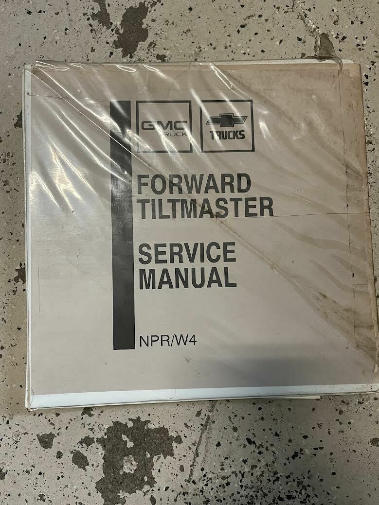 Primary image for Chevy GMC Truck Forward Tiltmaster NPR/W4 Series Service Shop Repair Manual