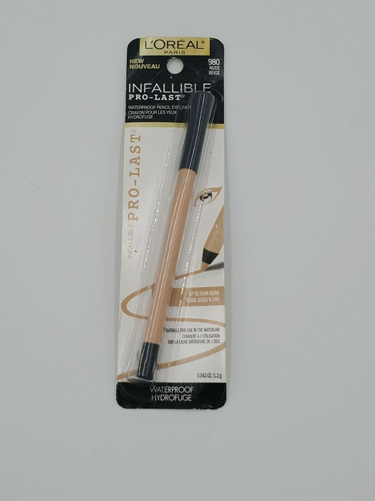Loreal Paris Infallible Pro Last Eyeliner Pencil #980 Nude Beige Waterproof