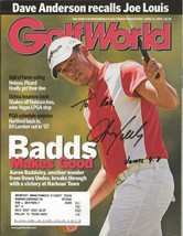 Aaron Baddeley Signed 2006 Golf World Full Magazine