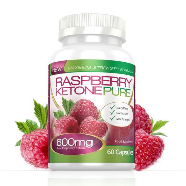 Raspberry Ketone Pure Max Strength 600mg 60 Capsules (1 Month)