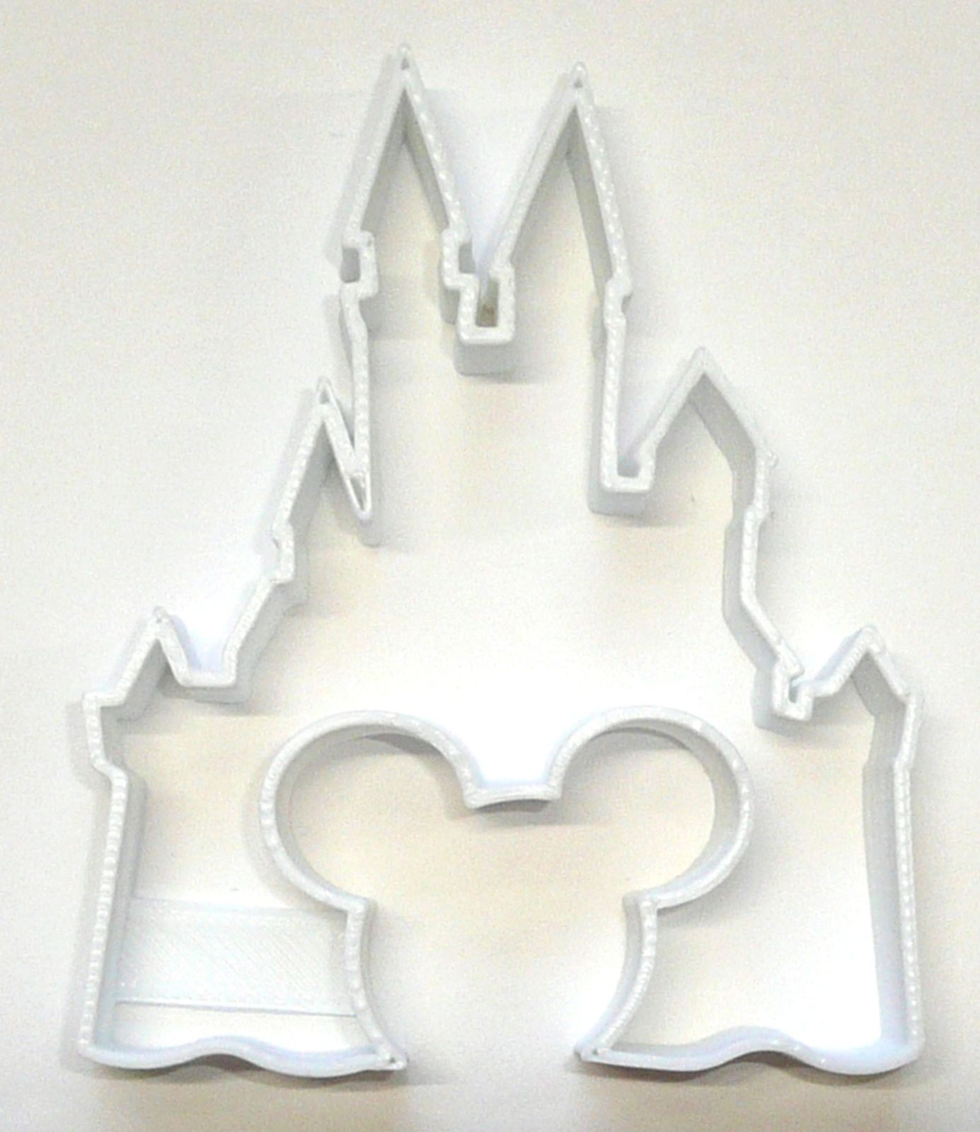 Cinderella Castle with Mickey Mouse Ears Head Silhouette Cookie Cutter USA PR580