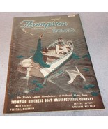 Thompson Better Built Boats 1950 Dealer Sales Brochure Catalog Pestigo W... - $39.95