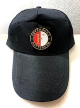 FC FEYENOORD BLACK HAT CAP-EUROPA CONFERENCE LEAGUE FOOTBALL-TIRANA 25 M... - $11.88