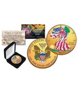 Combo 24K GOLD GILDED / COLOR 2016 American Silver Eagle 1 Oz .999 Coin ... - $74.76