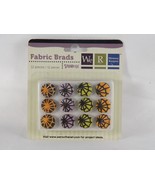 We R Memory Keepers 12 pc Fabric Brads Spookville - New - $5.99