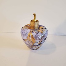 Lolita Lempicka Perfume Bottle, Vintage Collectible, EMPTY glass gold embossing image 4