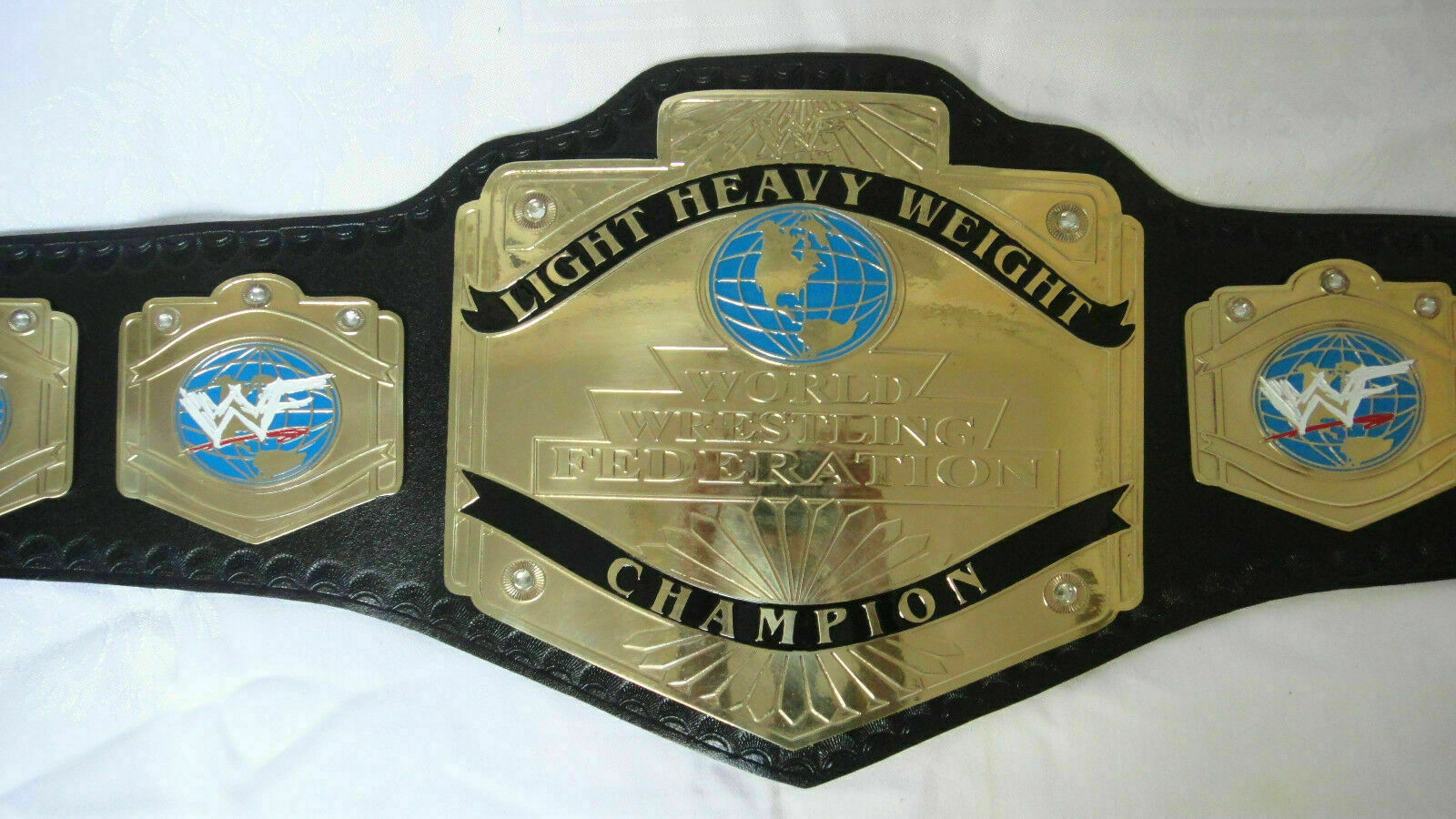 WWF Light Heavyweight Championship Belt Adult Size Plated - Wrestling