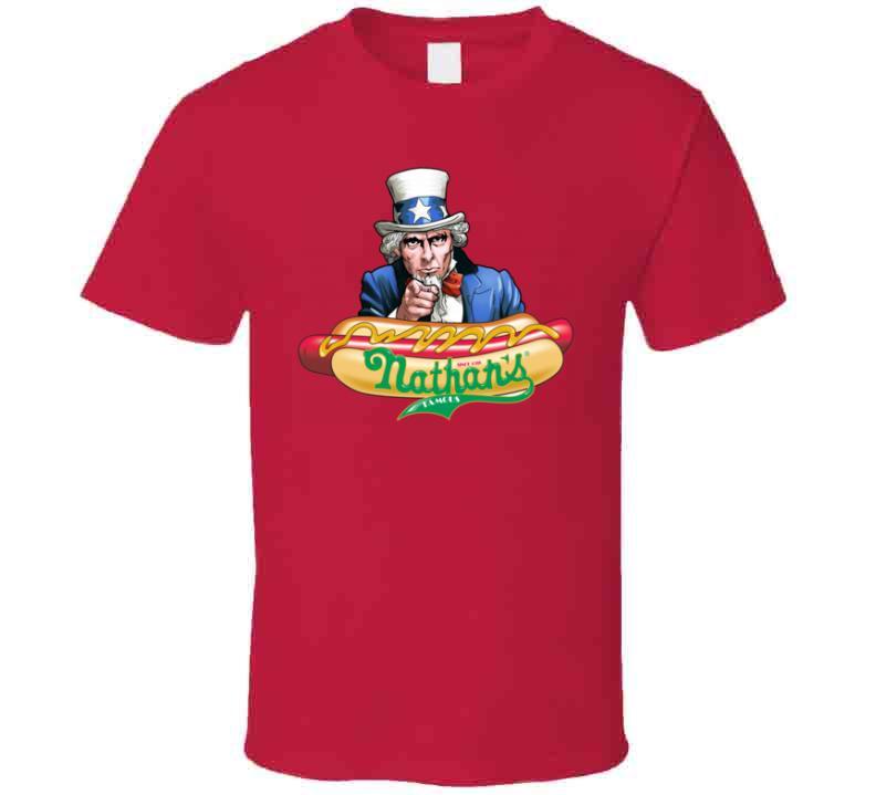 nathan's hot dog eating contest t shirts