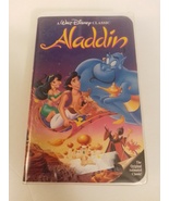 Disney Aladdin Black Diamond Classic VHS VIdeo Cassette Clamshell Like New  - $11.99