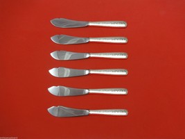 Rambler Rose by Towle Sterling Silver Trout Knife Set 6pc. Custom Made 7 1/2" - $424.71