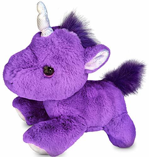 Checkered Fun Unicorn Stuffed Animal - Plush Toy - 12” Cute, Fluffy ...