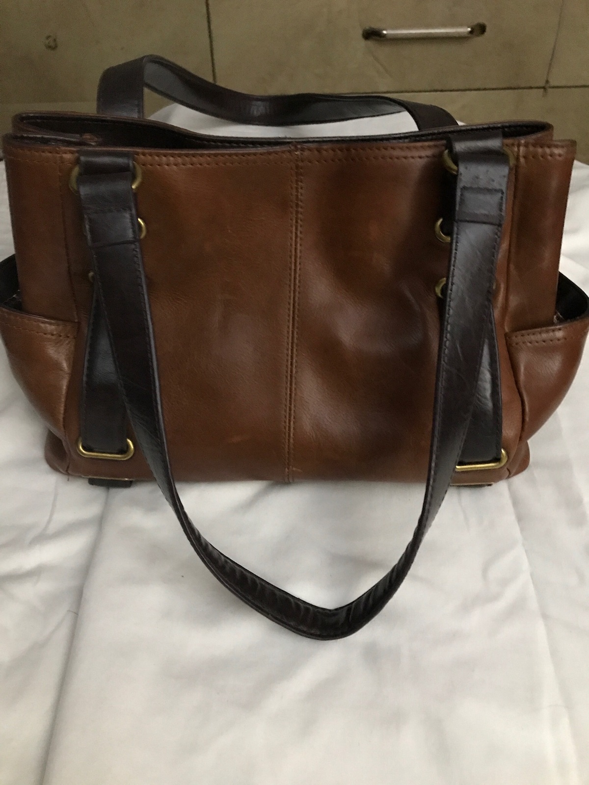 Authentic Tignanello Brown Leather Satchel - Handbags & Purses