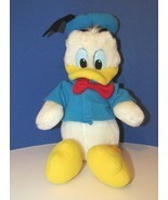 Plush Donald Duck Disney land World parks  11-15&quot; Stuffed vintage Korea - $7.91