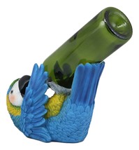 Rio Rainforest Jungle Blue Scarlet Macaw Parrot Wine Bottle Holder #GFT02 - $64.17