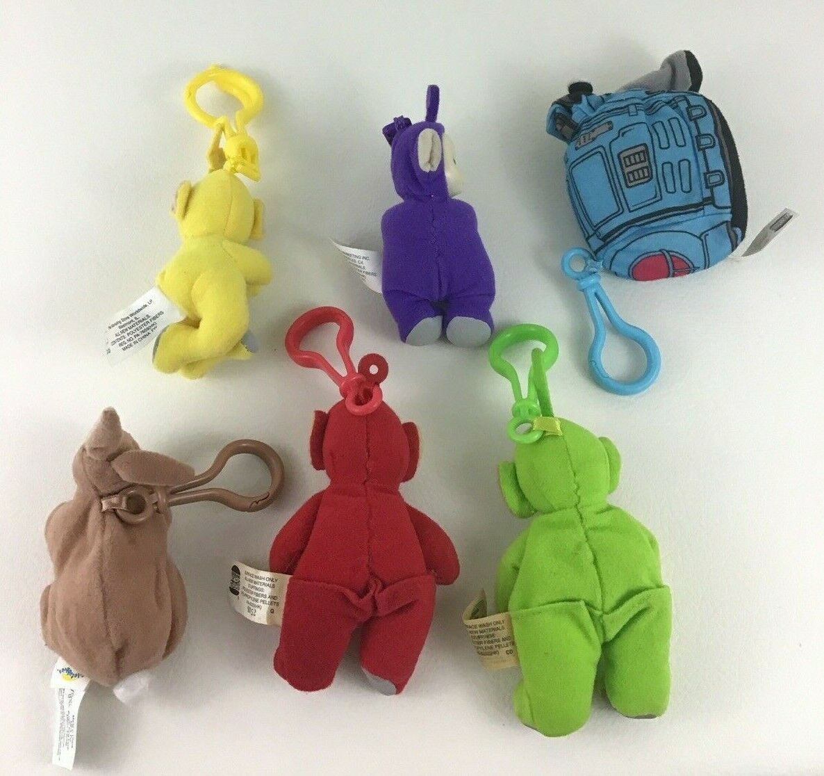 teletubbies plush keychain