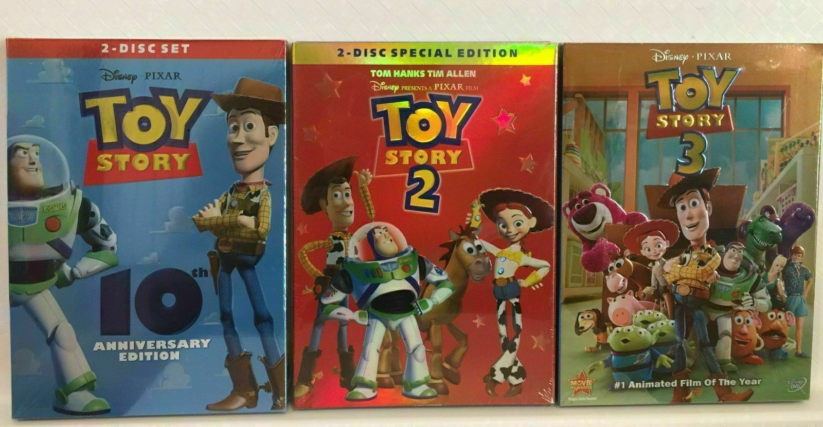 dvd toy story 1 2 3