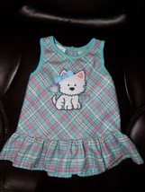 Youngland Baby PLaid Dog Dress Size 18 Months Girl&#39;s EUC - $17.20