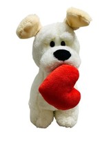 Get Your Hands on a Ganz small plush white puppy dog red heart Valentine’s Day - $14.25