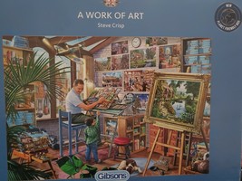 Gibsons A Work of Art 2000 Piece Jigsaw Puzzle:  New - $89.75