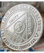 10 Year AA Medallion .999 Fine Silver Sobriety Chip - $37.99