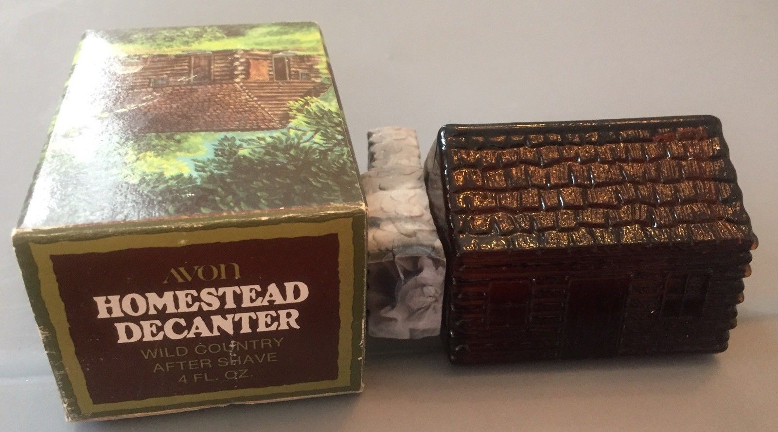 Vintage Avon Homestead Decanter Wild Country and 50 similar items