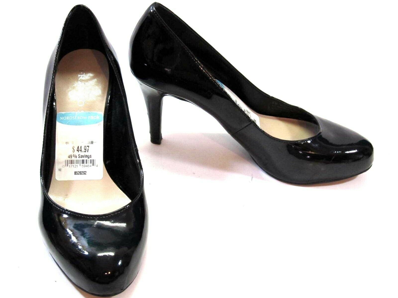 black patent leather pumps size 11