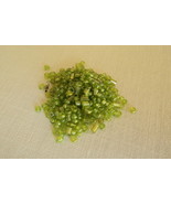 1 Package of 1000 Iridescent Lime Glass Square Shaped Seed Beads-Free Sh... - $4.00