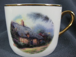 Thomas Kinkade Moonlight Cottage Coffee Cup Mug Teleflora 10oz - $11.95