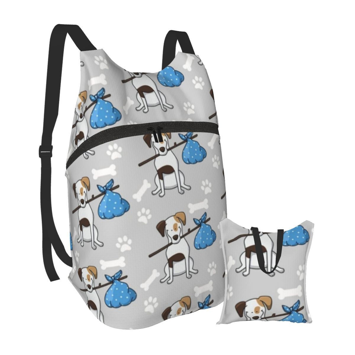 Jack Russell Terrier BackpaDurable Universal foldable Backpack Campus ...