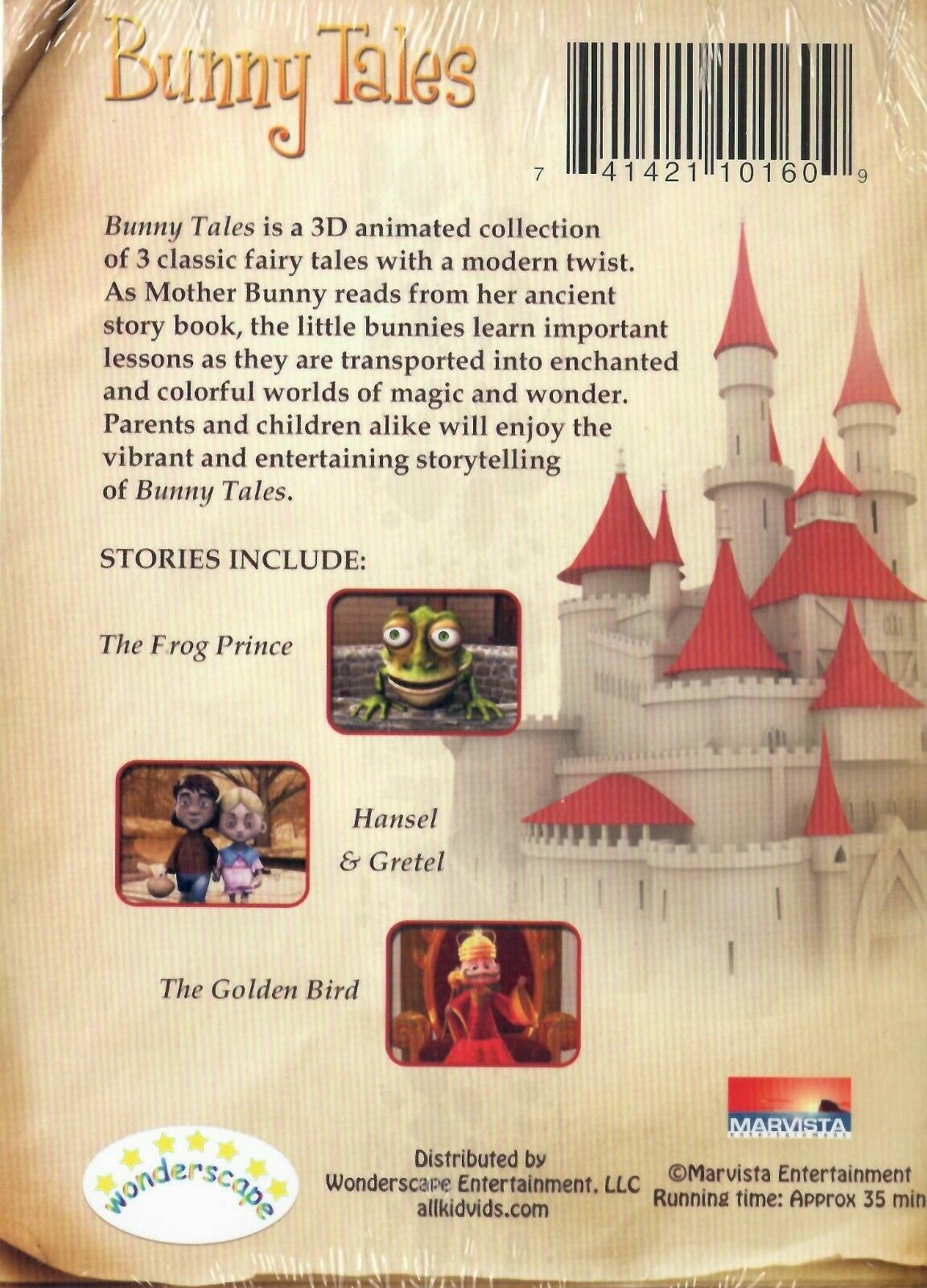 BUNNY TALES DVD TALES INCLUDED : HANSEL & GRETEL; THE FROG PRINCE ; AND ...