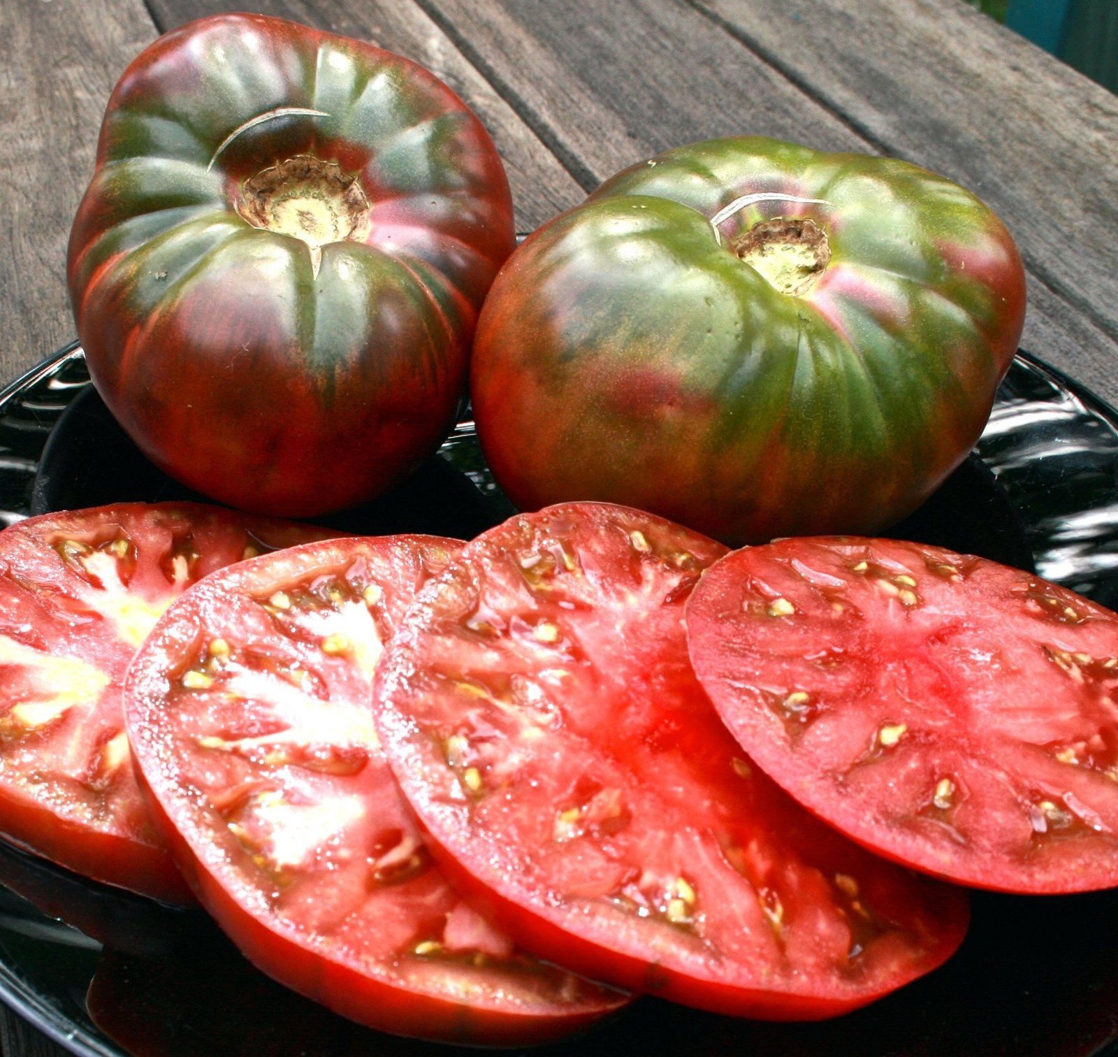 “ 100 PCS BELLFARM 'Eluosi' Cherokee Purple Giant Tomato, tasty edible vegetable