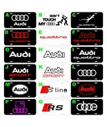 Audi all models assorted metal vanity license plate - £8.43 GBP