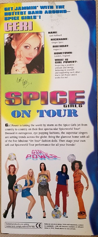 SPICE GIRLS On Tour- Gerri Halliwell 