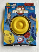 YELLOW = NEW SKY SPINNER TRICK DISC FRISBEE TOY WICKED TV DUNCAN 500 RPM... - $8.90