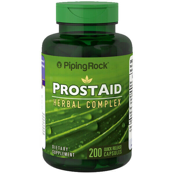 Prostate Aid Support Herbal Complex Saw Palmetto Pygeum Stinging Nettle 200 Caps