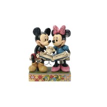 Jim Shore Mickey Mouse & Minnie Figurine "Sharing Memories" Disney Collectible 