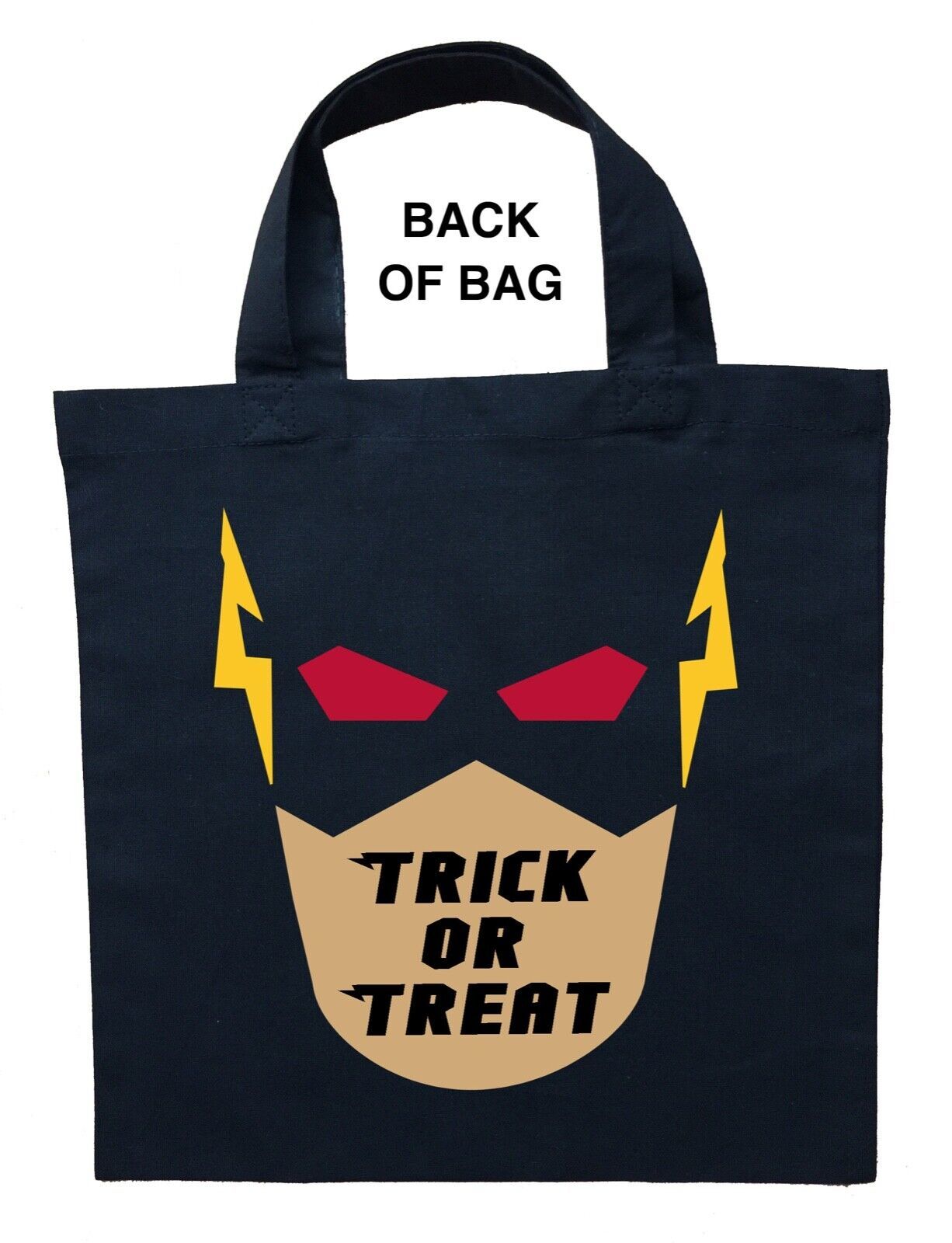 The Flash Trick or Treat Bag, Personalized Flash Halloween Bag, Custom