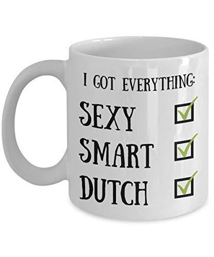 Dutch Coffee Mug Netherlands Pride Sexy Smart Funny Gift for Humor Novelty Ceram