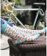 Bicycles &amp; Hearts Patterned Socks from the Sock Panda - £7.91 GBP