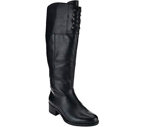 calvin klein tall black boots