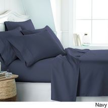 6 Piece Bed Sheet Set 2100 Series Microfiber Comfort Deep Pocket Hotel Bedsheets image 5