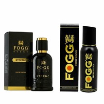 Fogg Combo  Xtremo Perfume 90ml and Fresh Deodorant Woody Black Series 120ml - $25.61